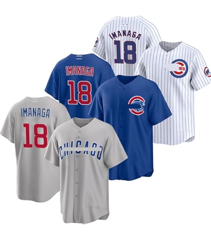 Amazon.co.jp: [XinShang] カブス MLB 背番号18 今永昇太 刺繡